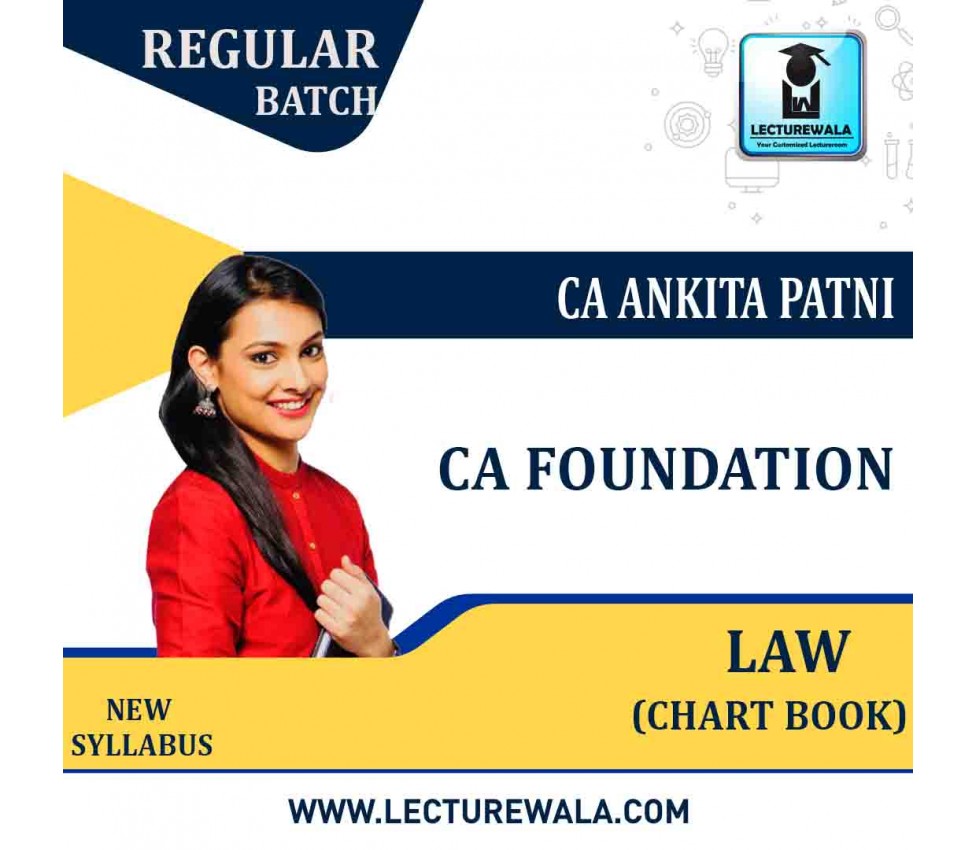 CA Foundation Paper-2 Law Chart Book New Syllabus : Main Books By CA